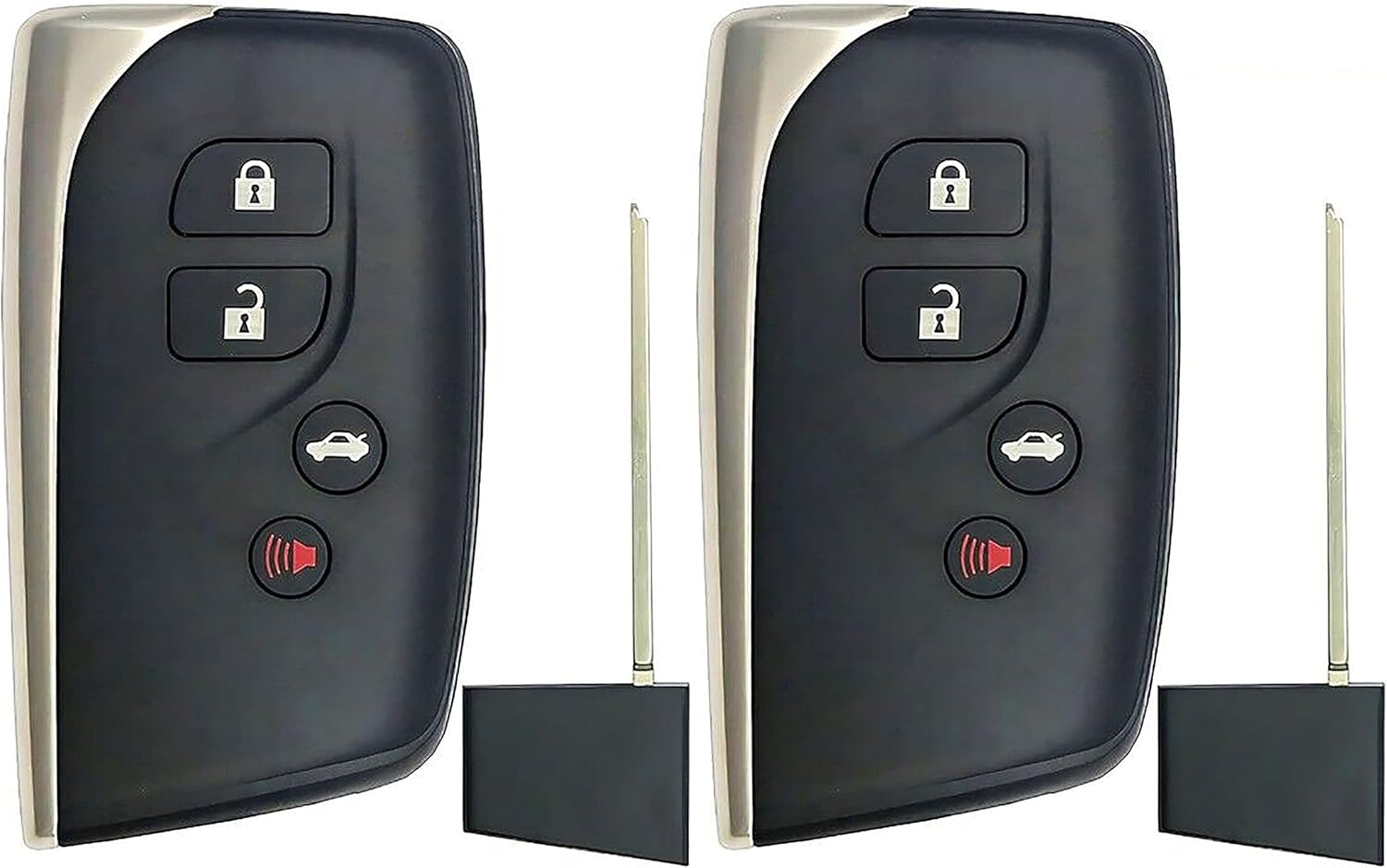 2X New Replacement Proximity Key Fob Remote Compatible with & Fit for Lexus (Read Description) - MPN HYQ14ACX-N-01