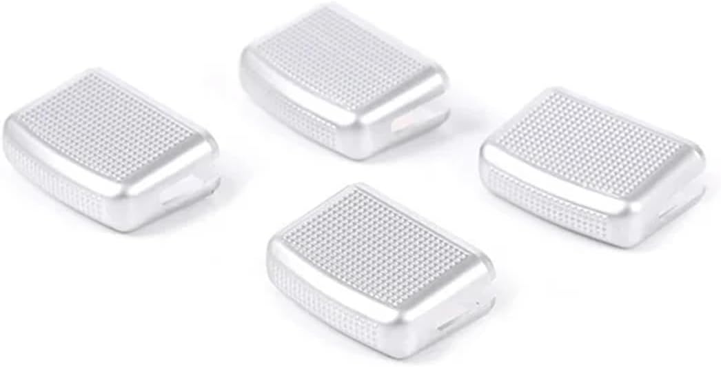 GERRIT Car Accessories Fit for Land Rover Discovery 5 LR5 2017-2022 ABS Silver Car Styling Car Air Conditioning Adjustment Rod Cover Sticker Upholstery Care