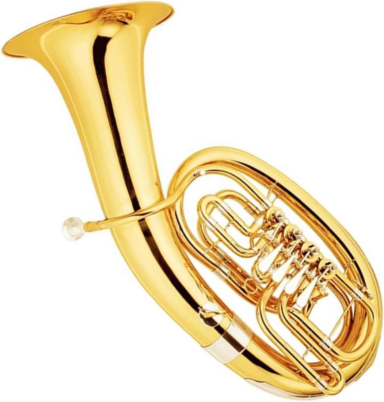Beginner euphonium Tone Bb Gold Lacquer Euphonium (Rotary) Brass Material