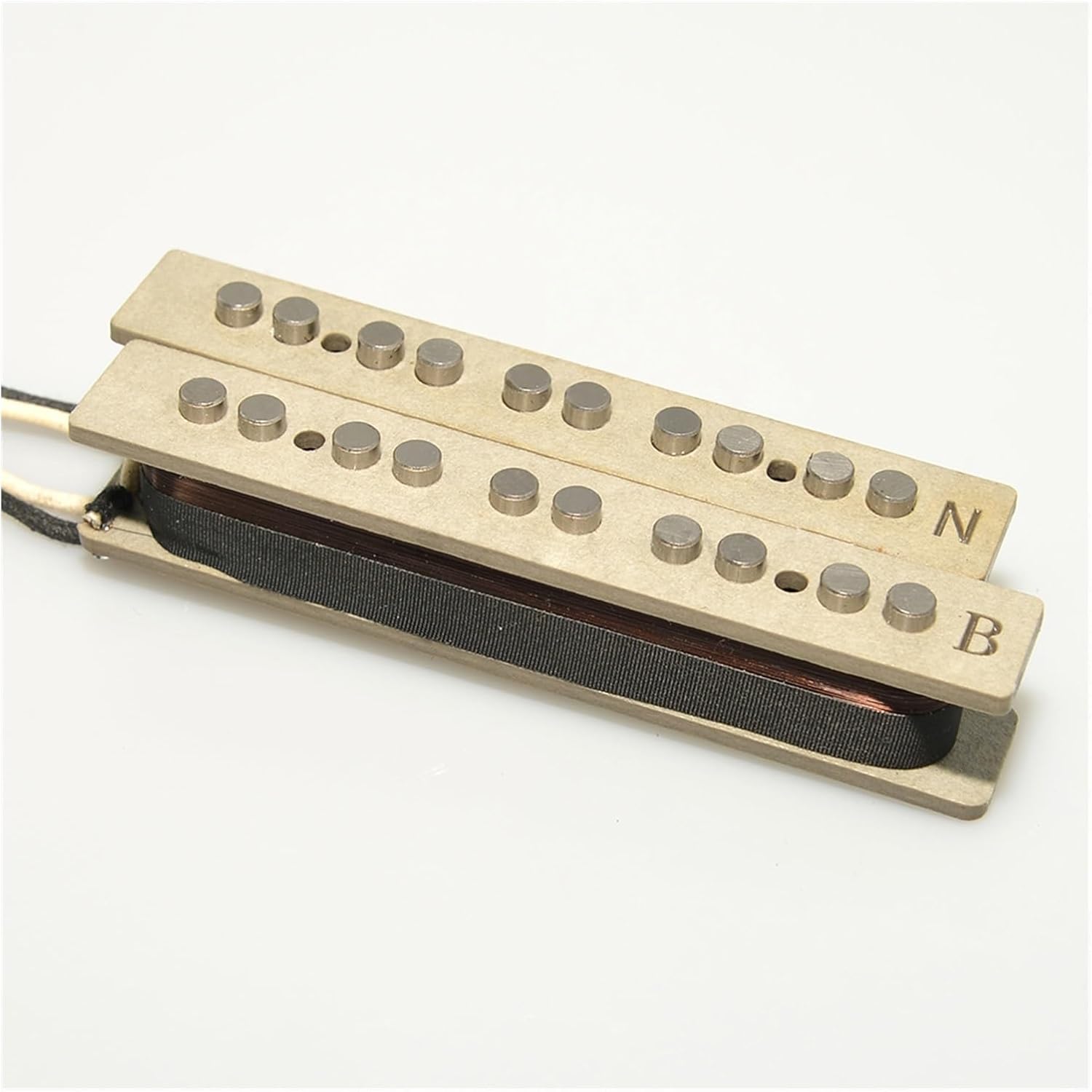 4 Strings/5 String Bass Pickup Set Open Style Alnico 5 Magnet Neck and Bridge Pickup Set for Bass Guitar (Color : 5 String 02)