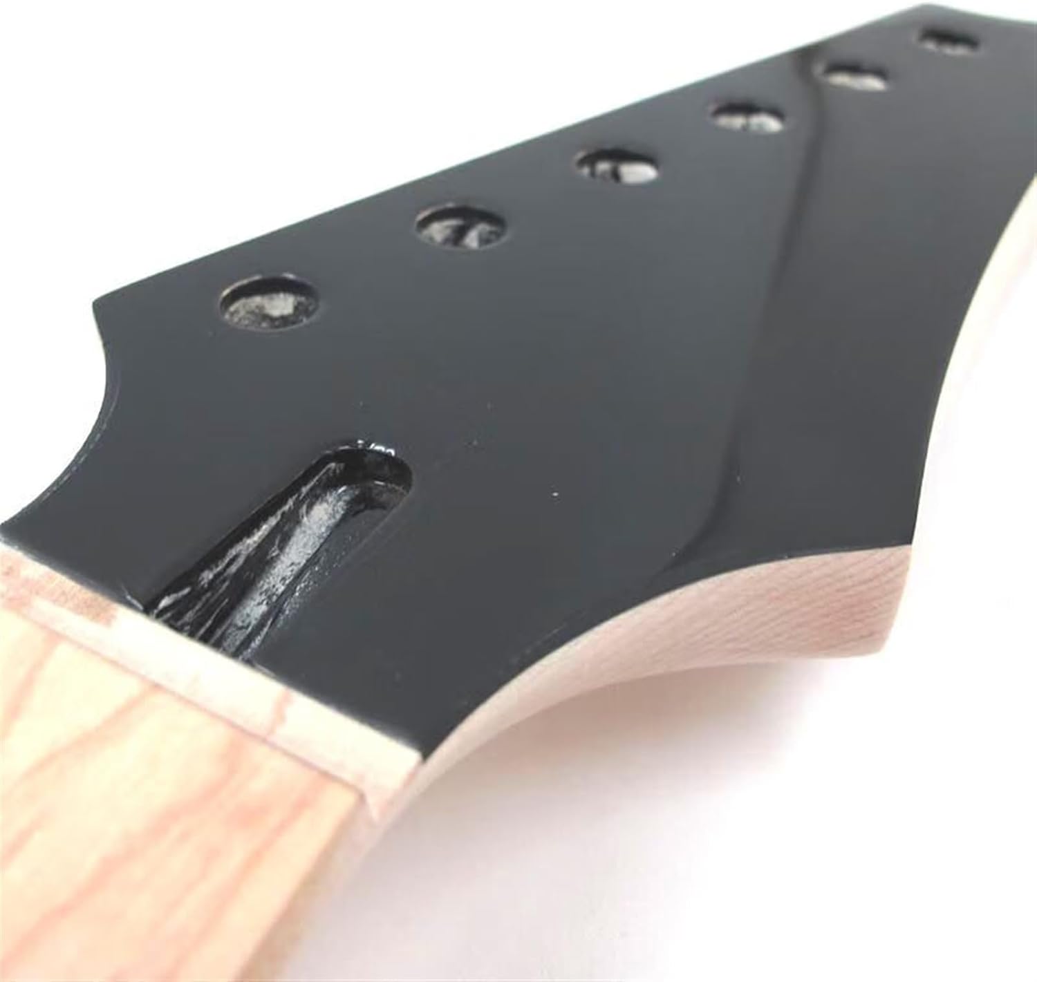 Replacement Guitar Neck Electric Guitar Neck 22 Fret Single Shake Electric Guitar Neck Maple Fingerboard Universal Neck