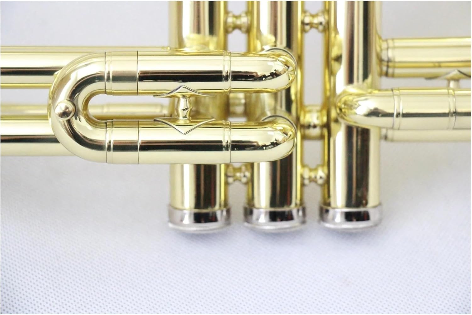 Professionals euphonium Chinese Trombone Instrument Gold Lacquered Piston Trombone Brass Body
