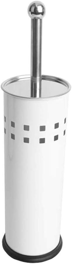 Toilet Brush and Holder Comfortable, Stainless Steel Bathroom Toilet Brush Set with Long Handle Rust Resistant Cleaner Brush