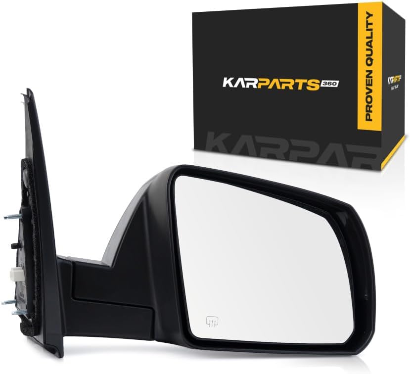 For Toyota Tundra 2014-2021 Door Mirror Passenger Side | Power | Standard Style | w/Heated | Textured | Replacement For TO1321302 | 615343529899, 879100C440