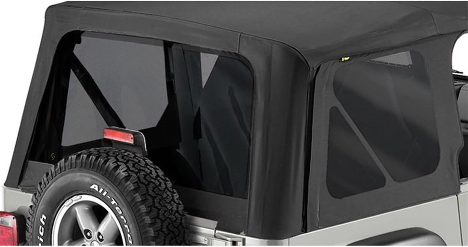 Bestop Window Set - Jeep '97-02 Wrangler TJ (Black Denim)