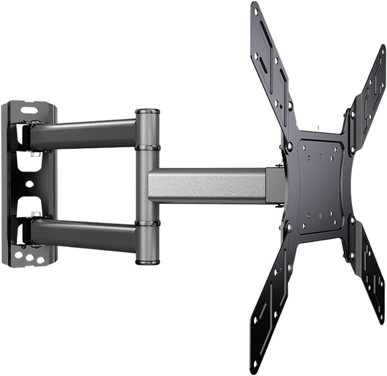 TV Wall Mount Bracket for 26 50 Inch LCD Flat Screen 90° Swivel Supports Up to 40kg Easy in Tion Adjustable Tilt Universal Compatibility