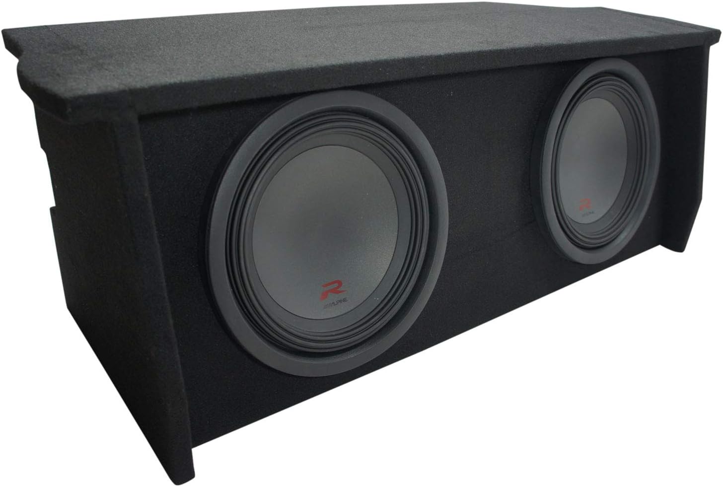 American Sound Connection JW2X12-0717-AR Compatible with Jeep Wrangler 2007-2018 2 Door Dual 12