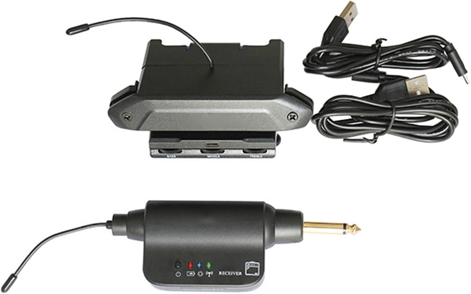 Guitar Magnetic Control Treble Middle Bass Effect Pickup with Microphone Acoustic Guitar Pickups Parts Pickup kit for Acoustic Guitar