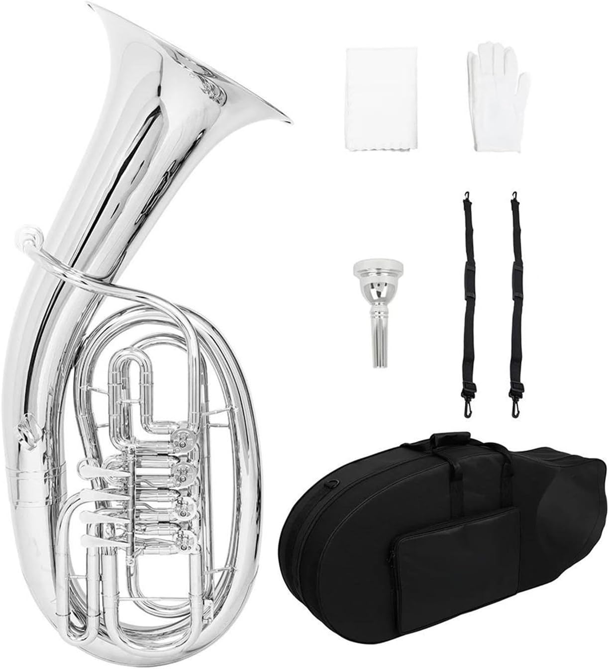Euphonium 4 key brass instruments and accessories