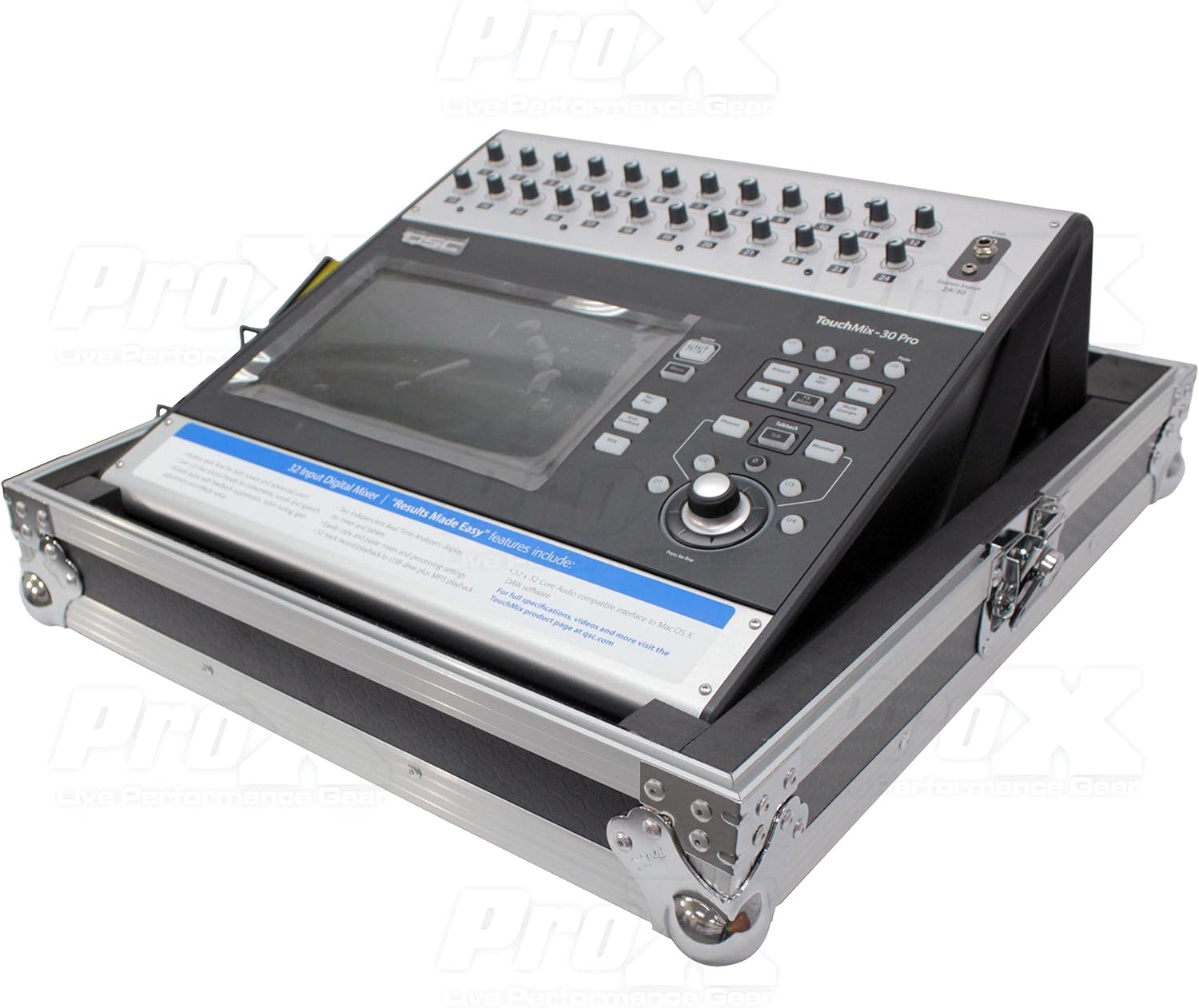 ProX XS-QSCTMIX30 ATA Digital Audio Mixer Flight Case for QSC TOUCHMIX 30 Console