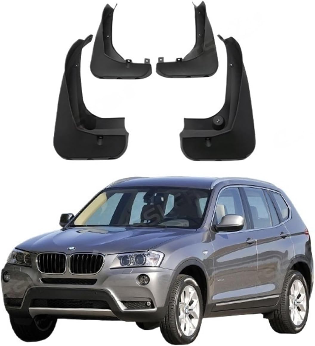 Car Fender Flares Mud Splash Guards Mud Flaps Mudguards Mudflaps Compatible for BMW X3 F25 2011-2017 Accessories 2012 13 14 2015 2016