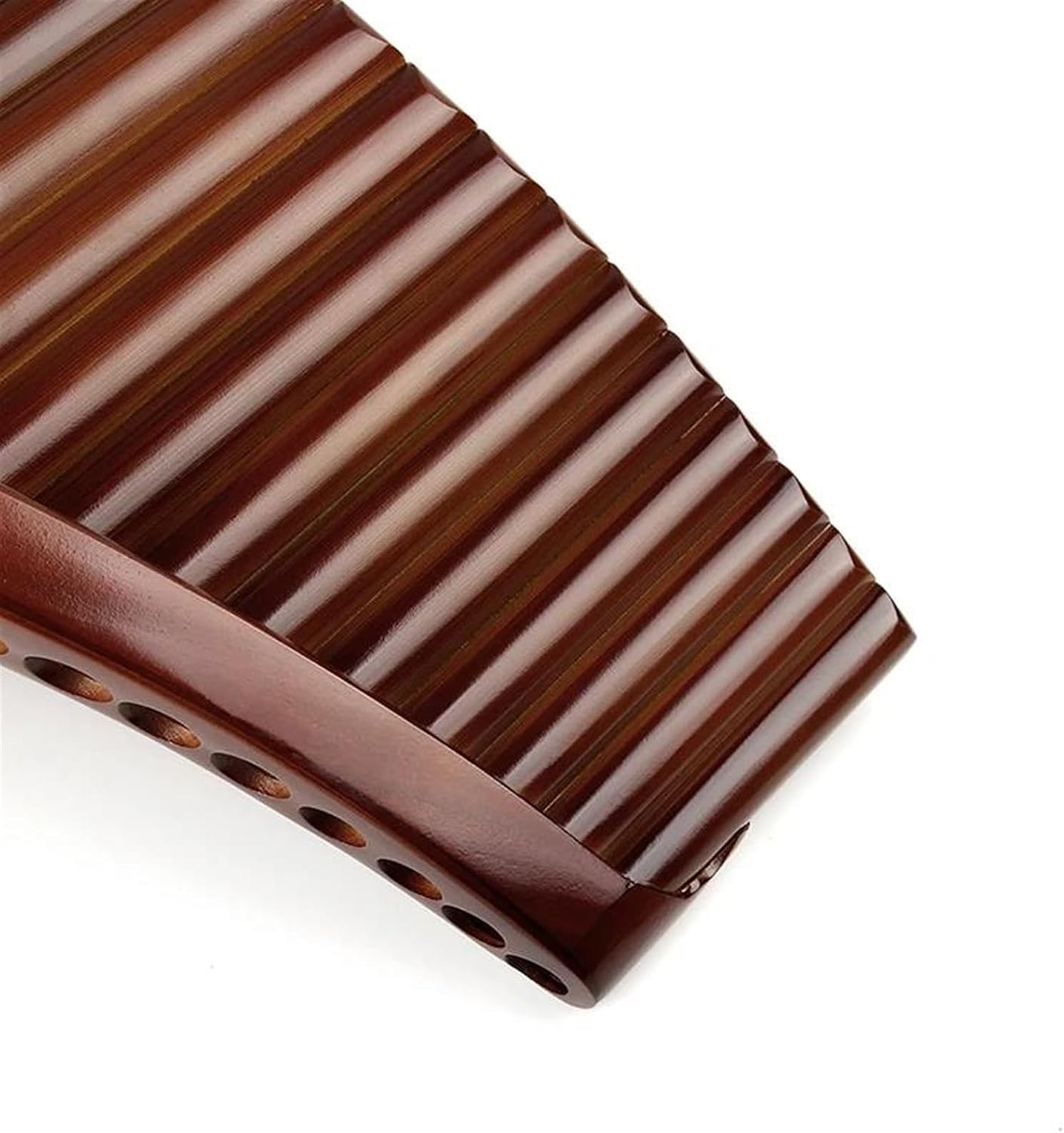 pan flute for beginners E Key 20 Pipes Panpipes Left Hand Brown Colour Flute Handmade Folk Pan Pipes Woodwind Musical Instrument