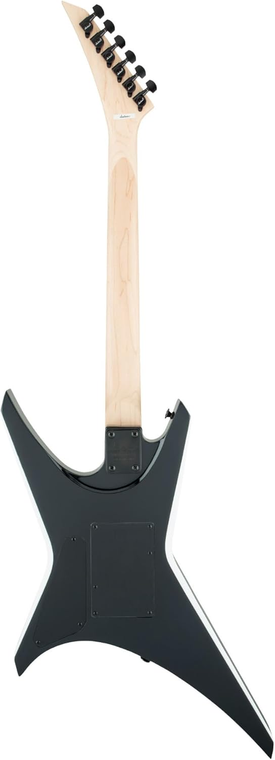 Jackson JS32 Warrior - Black with White Bevels