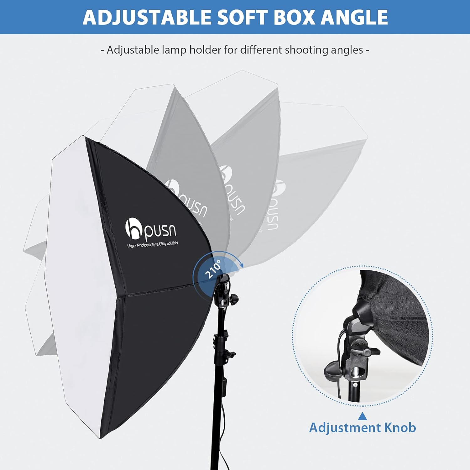 HPUSN Softbox Photography Lighting Kit 30