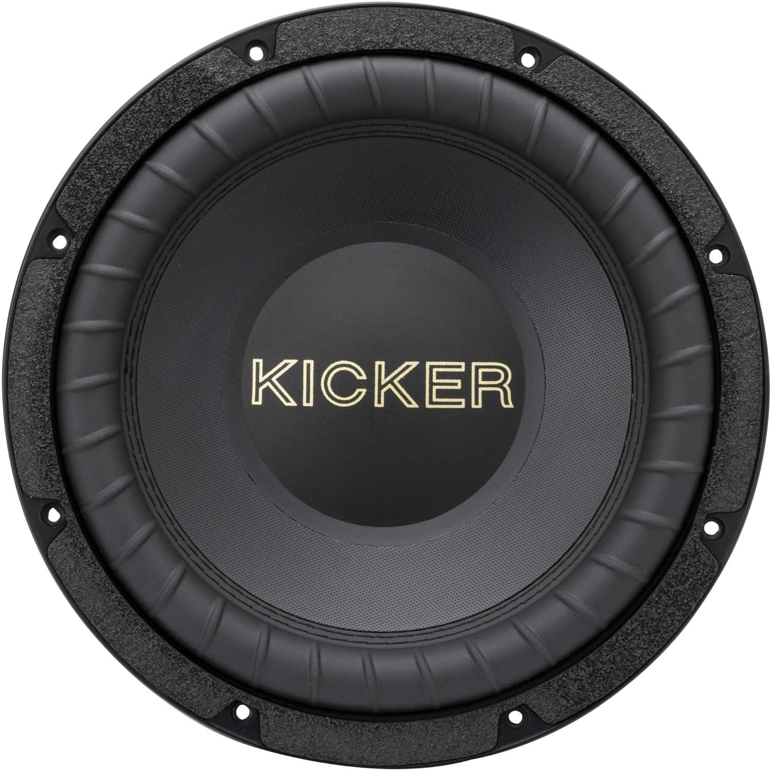 KICKER 50GOLD104 10-Inch (25cm) Gold Series Subwoofer|50th Anniversary Edition|400 Watts RMS|800 Watts Peak|DVC 4-ohm|Extended Throw|Legendary Sound Quality|Car,Truck, SUV, UTV|15 lb. (Renewed)