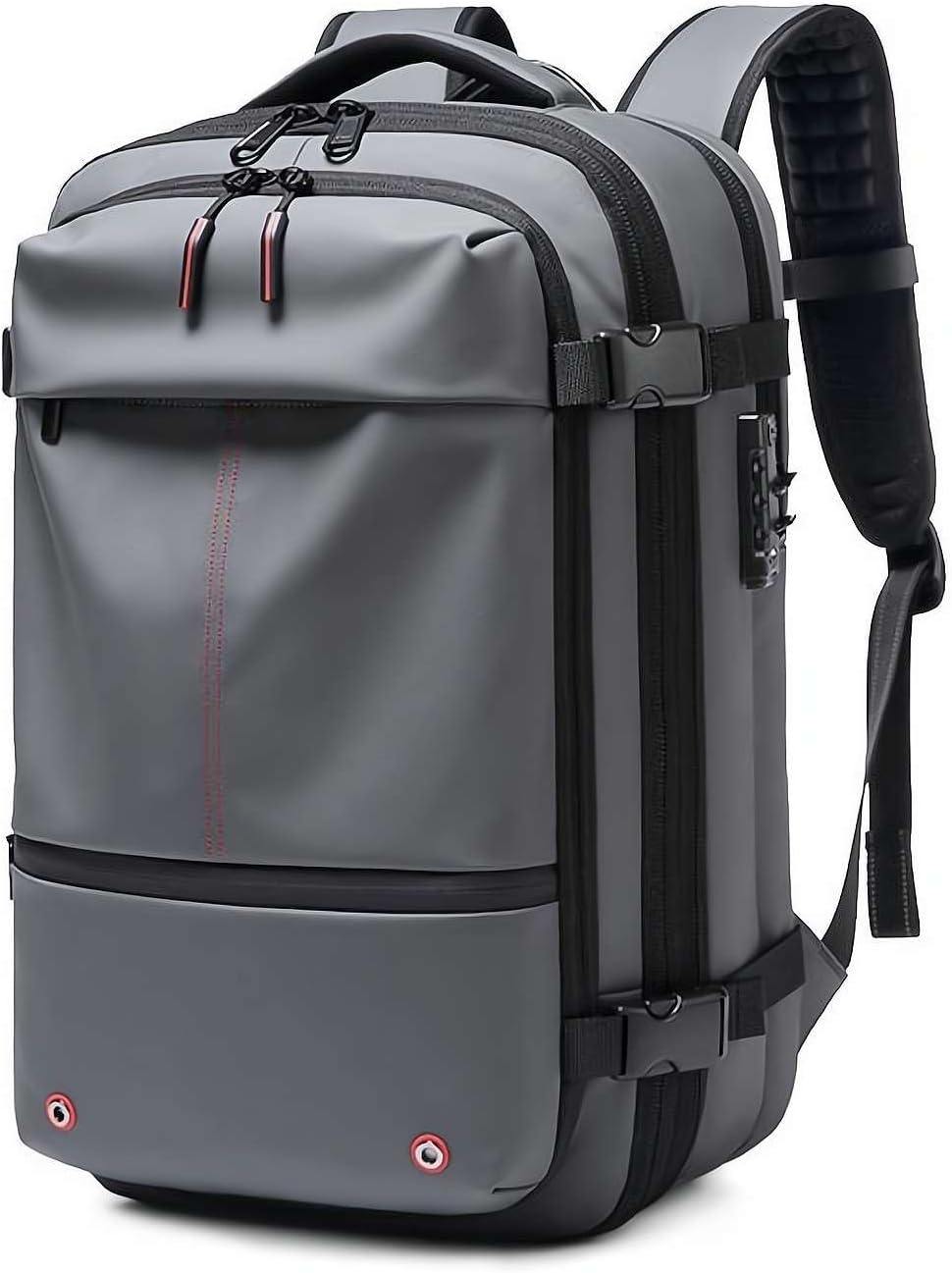 Wmool Vacpack Backpack, 60L Expandable Backpack with Vacuum Compression, Anti Theft Vacpack Travel Vacuum Backpack