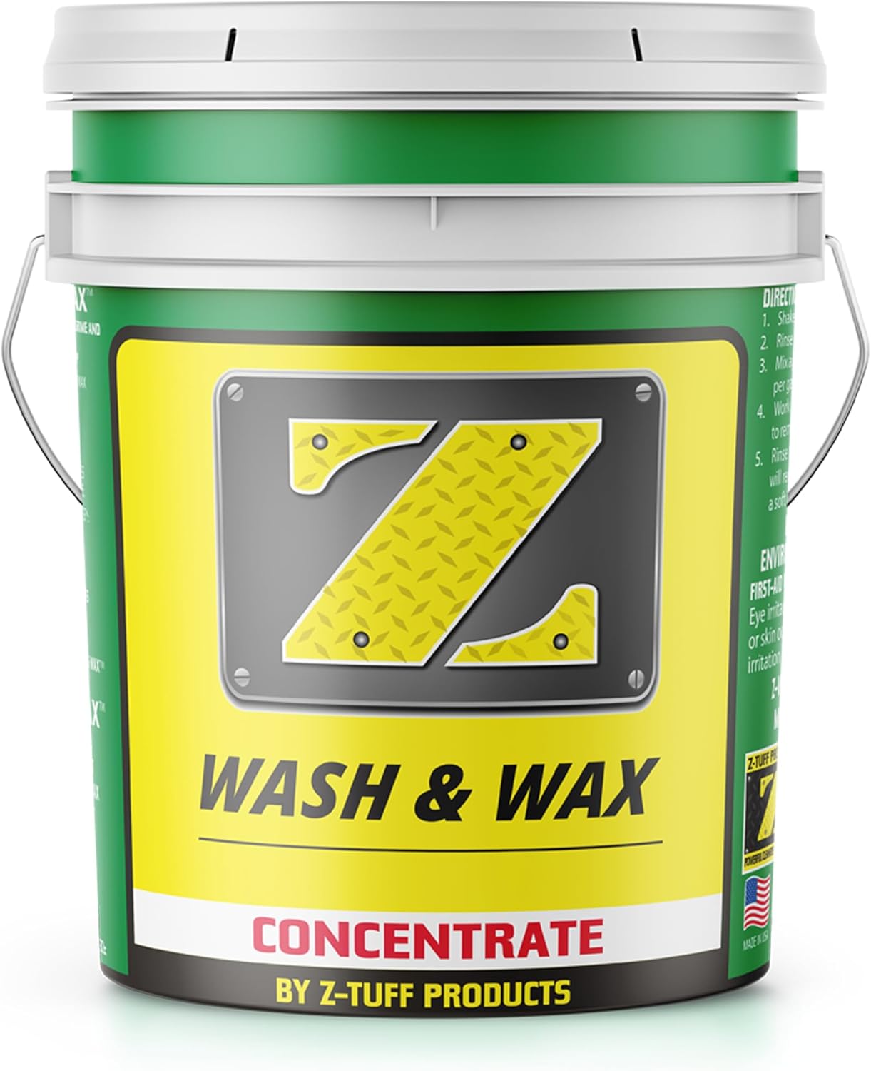 Z – Boats Wash and Wax, RVs and Car Wash Soap for Ultimate Shine and Wax Protection, All-in-One Marine Soap, Non-Flammable, 5 Gallon Concentrated Soap