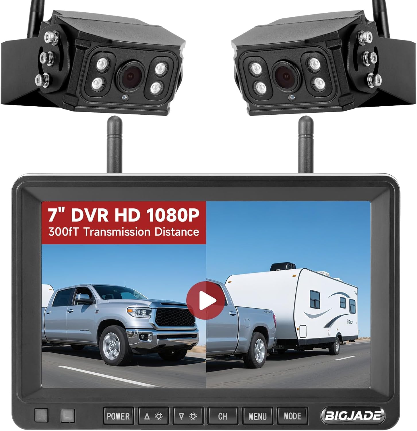 Wireless Backup Camera - Rv Backup Camera with HD 7