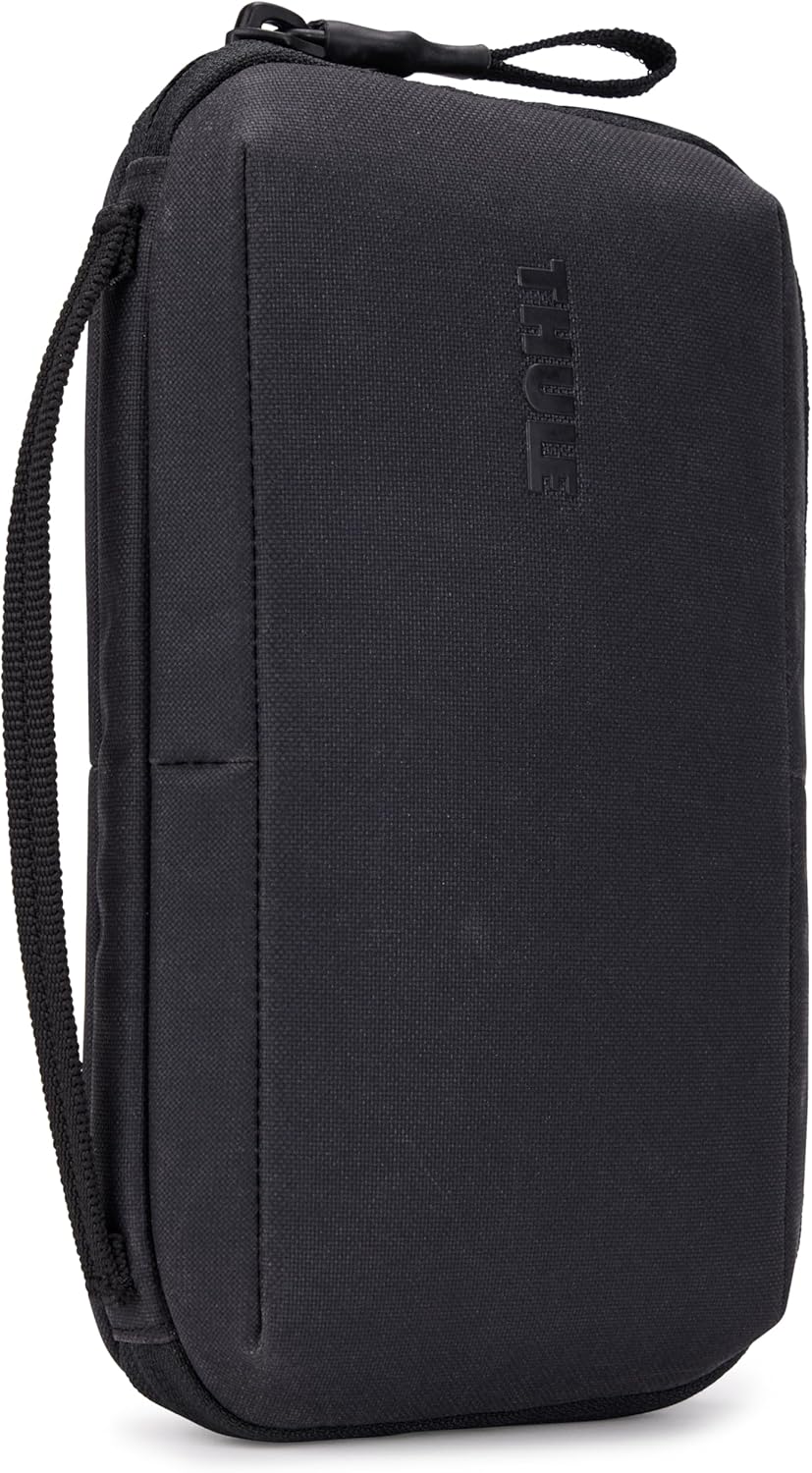Thule Aion Travel Organizer - 2-in-1 Pouch Includes Travel Wallet and Electronics Bag - RFID Blocking Zipper Pouch - Internal Pockets to Stay Organized - 100% Recycled Waxed PFC-Free Fabric