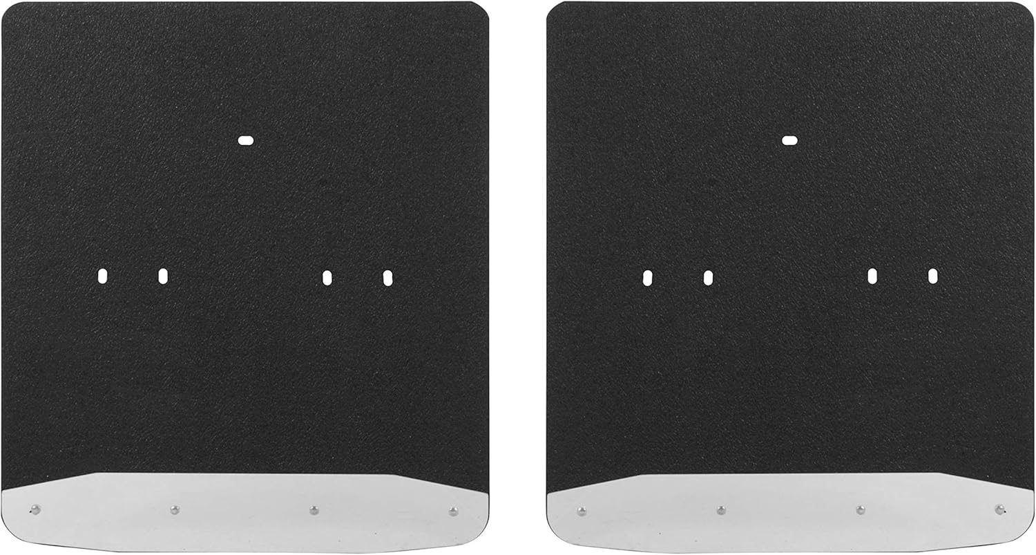 LUVERNE 259924 Rear Dually 20-Inch x 23-Inch Textured Rubber Mud Guards, Select Ford F-350, F-450 Super Duty, 2 Flaps