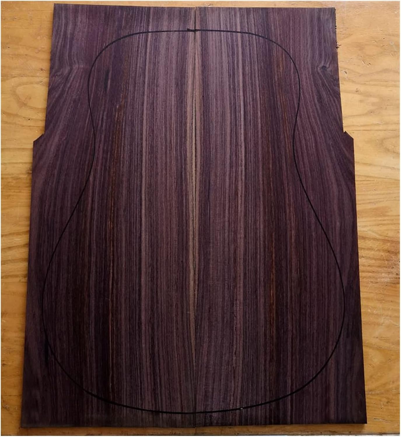 FLFL Rosewood Back and Side Board Single Board 41 Inch Guitar Making Material Accessories Unfinished Guitar Kit (Color : 22)