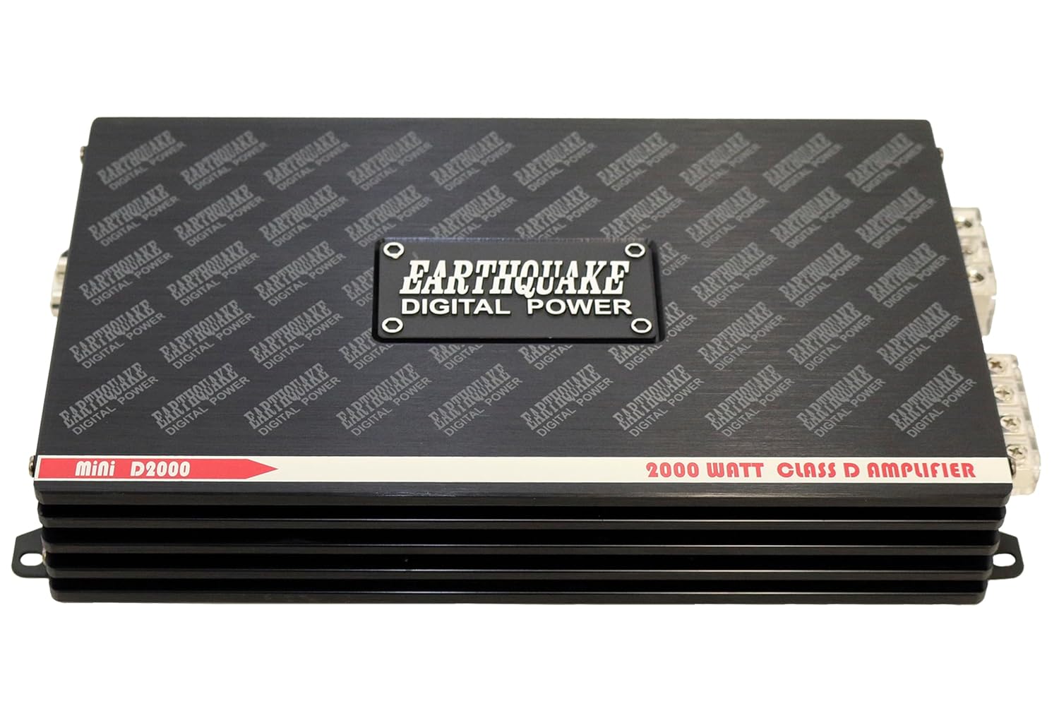 Earthquake Sound Mini D2000 (Gen 2) Mono Class D Car Amplifier, 2000 Watts Peak Power