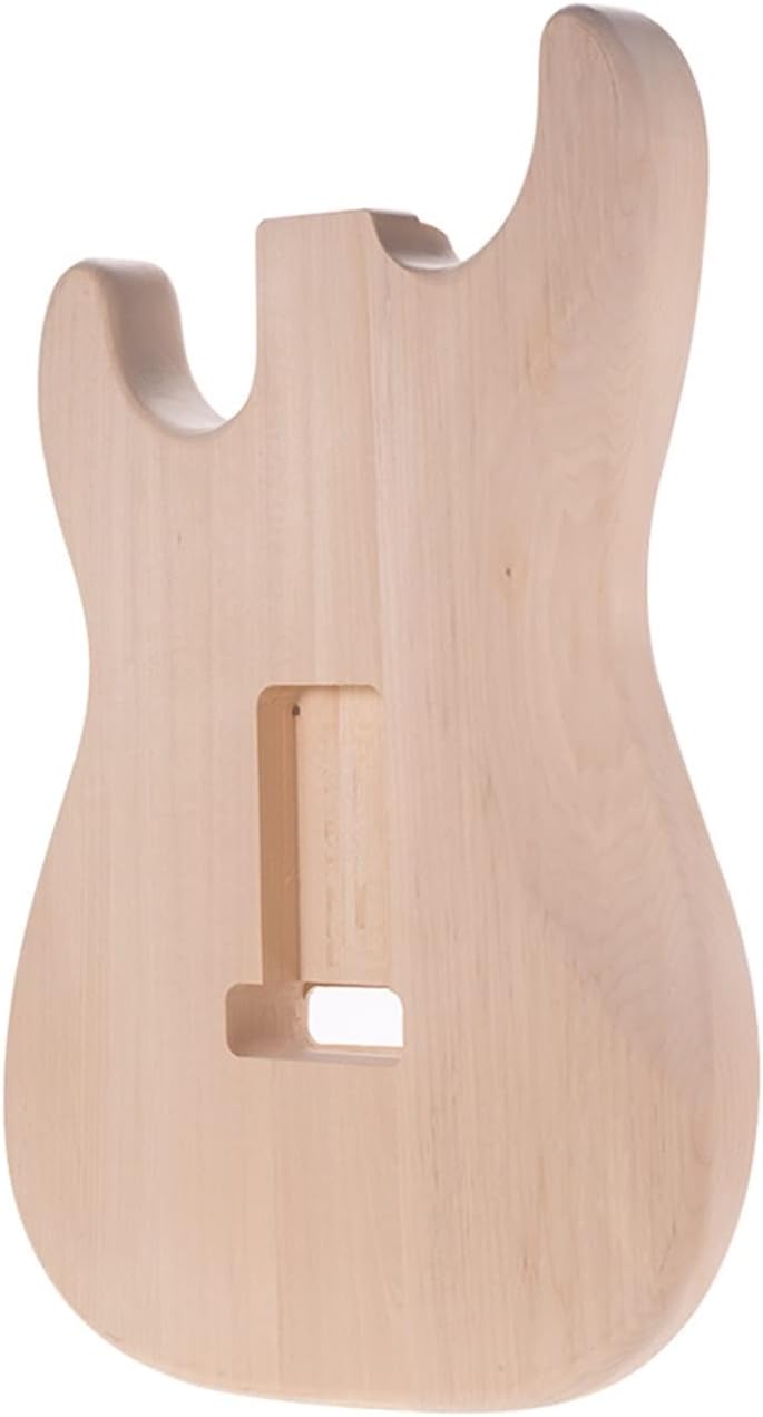 Unfinished Handcrafted Guitar Body Basswood Electric Guitar Body Guitar Replacement Parts Unfinished Guitar Body