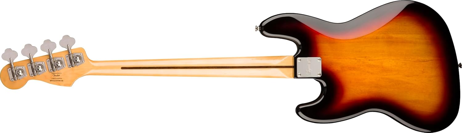 Squier Classic Vibe 70s Jazz Bass, 3-Color Sunburst, Maple Fingerboard