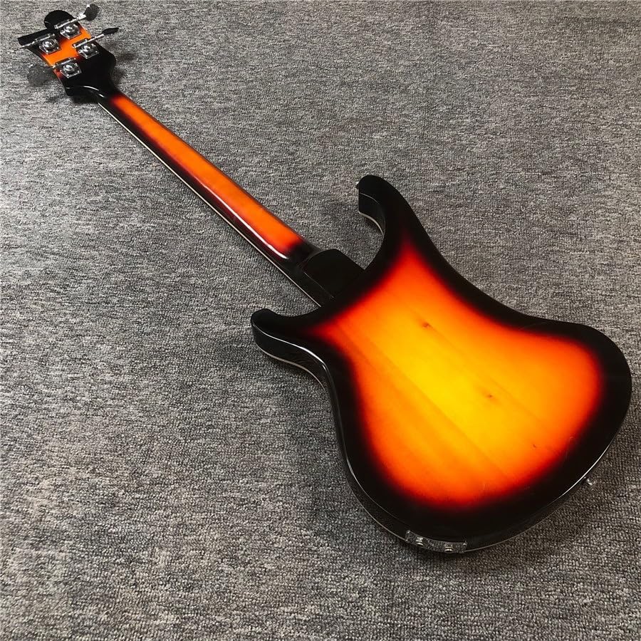 Custom Sunset Color Electric Bass - Perfect for Musicians and Enthusiasts Seeking a and High- Instrument for Professional Performance