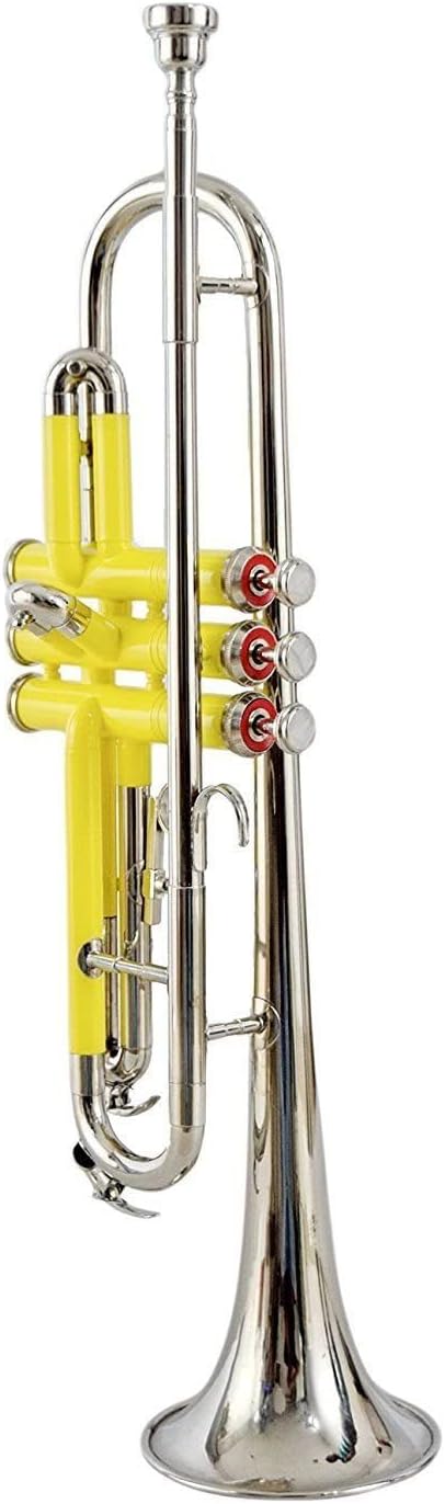 Trumpet Brand New Colored Yellow NP Bb With Free Bag + Mouth piece