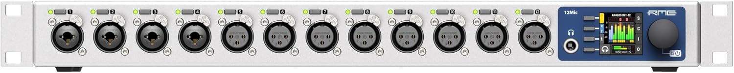 12Mic - Mic and Line Level Preamp for Audio Networks