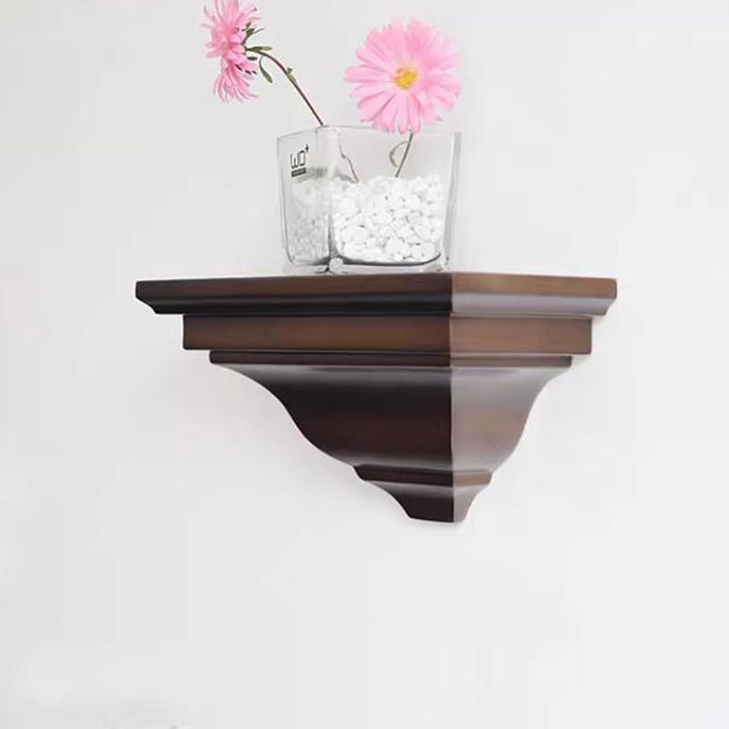 Floating Wall Shelves Solid Wood Floating Shelves for Wall, Bathroom Wall Mount Shelves, Wood Modern Display Shelves, Book Shelves,Wall Hanging Bracket for Bedroom,Living Room Background and Kitchen S