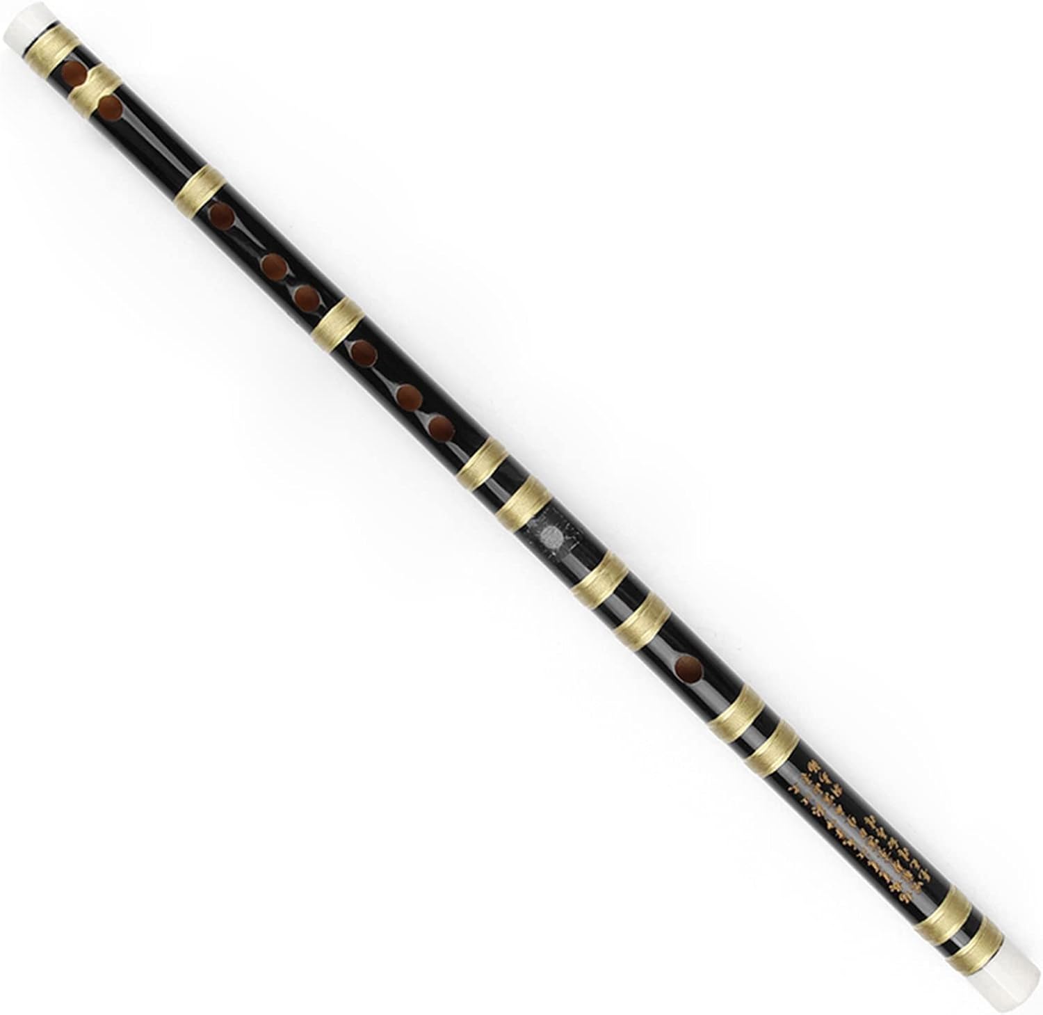 TSTS Chinese Bamboo Flute 12 Holes Chinese Traditional Dizi Woodwind Bamboo Flute Musical Instruments Handmade for Beginners (Color : F Key)