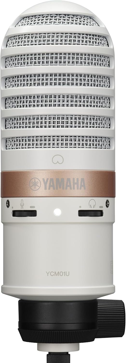 Yamaha YCM01U White High-Definition USB Condenser Microphone