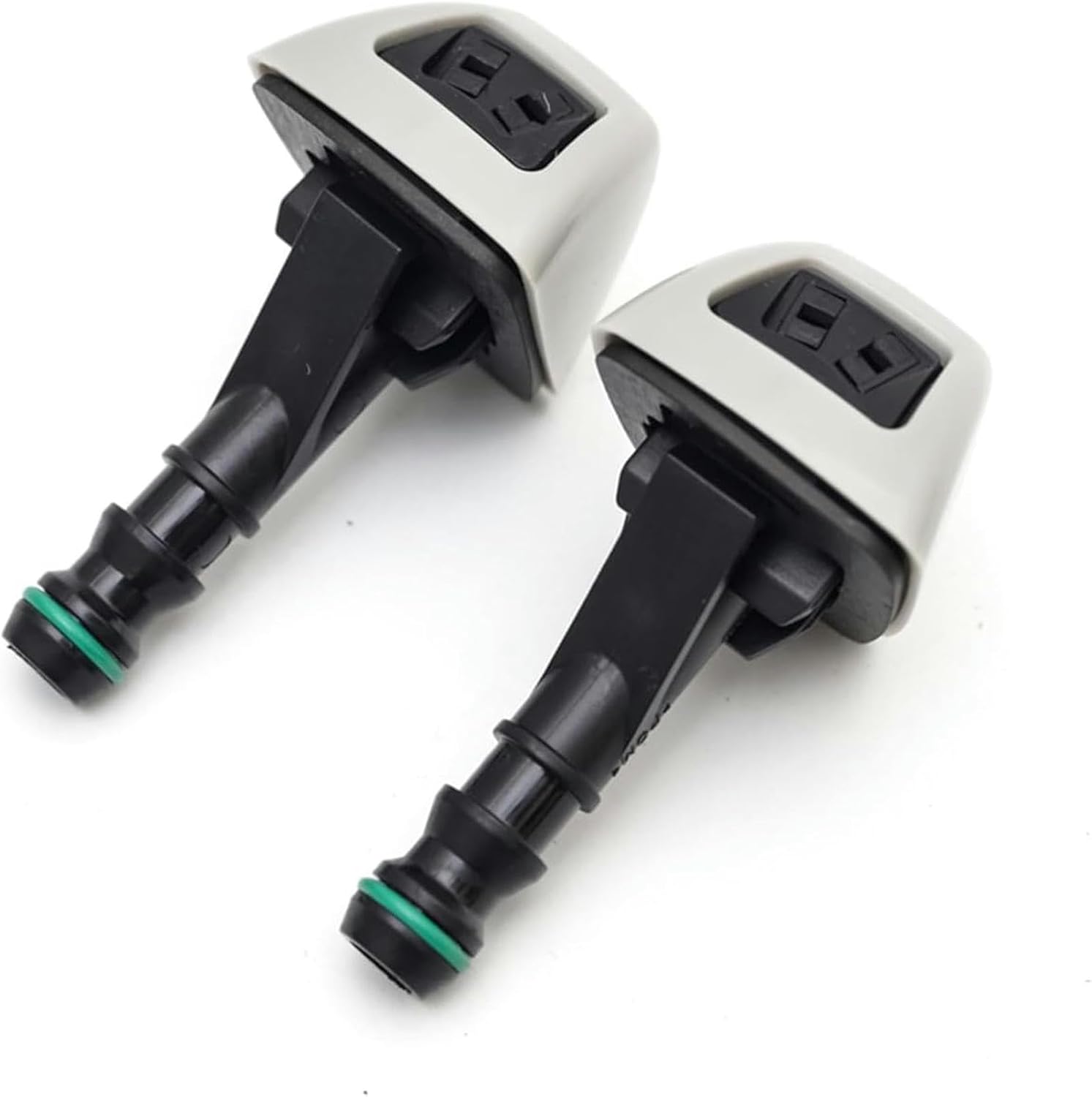 Car Headlight Washer Nozzle 2Pcs Car Headlight Washer Nozzle Head Light Cleaning Jet Pump Water Sprayer OEM No. 61677117849 61677117850