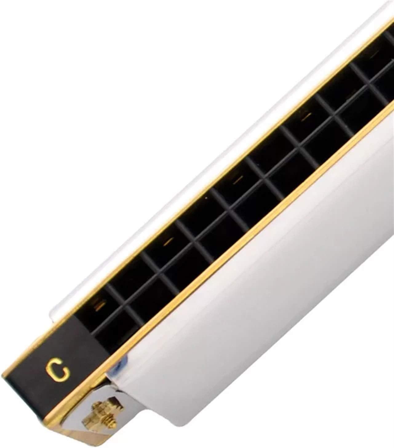 Harmonica 2 Timer Tremolo Harmonica 24 Holes Traditional Dual Notes Key C Harp Brass Reeds Musical Instruments
