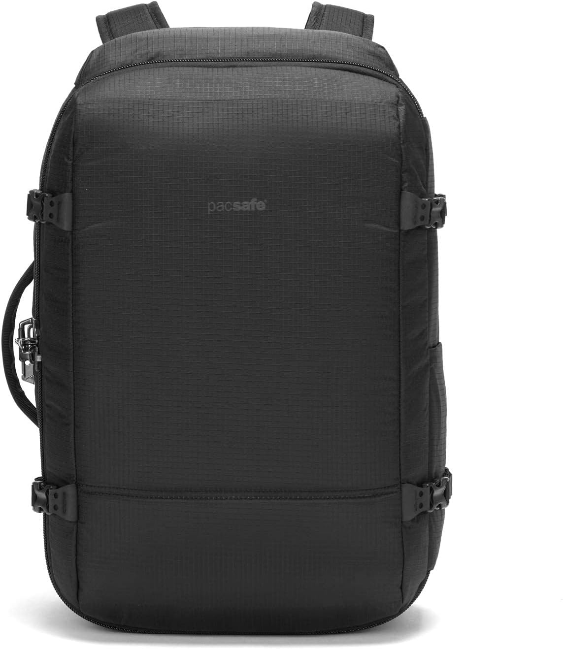 Pacsafe Vibe 40 Liter Anti Theft Carry-On Backpack/Travel Bag - Fits 16 inch Laptop, Black