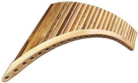 Pan Flute 25 Pipes C Key Sptted Bamboo Pan Flute Traditional Romanian Woodwind Instrument Handmade Pan Pipe