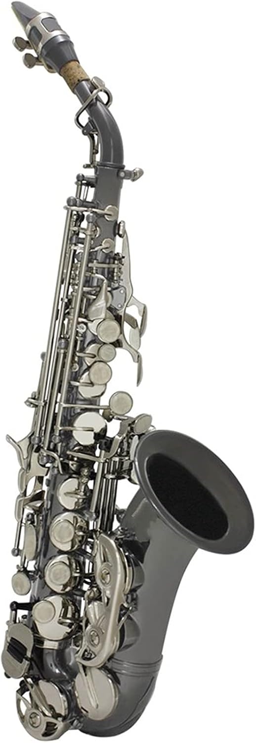 Sax Beginners Kit Saxophone Saxophone B Flat Professional Woodwind Instrument Black Nickel Curved Sax with Box Musical Instrument Accessories Wind Instrument
