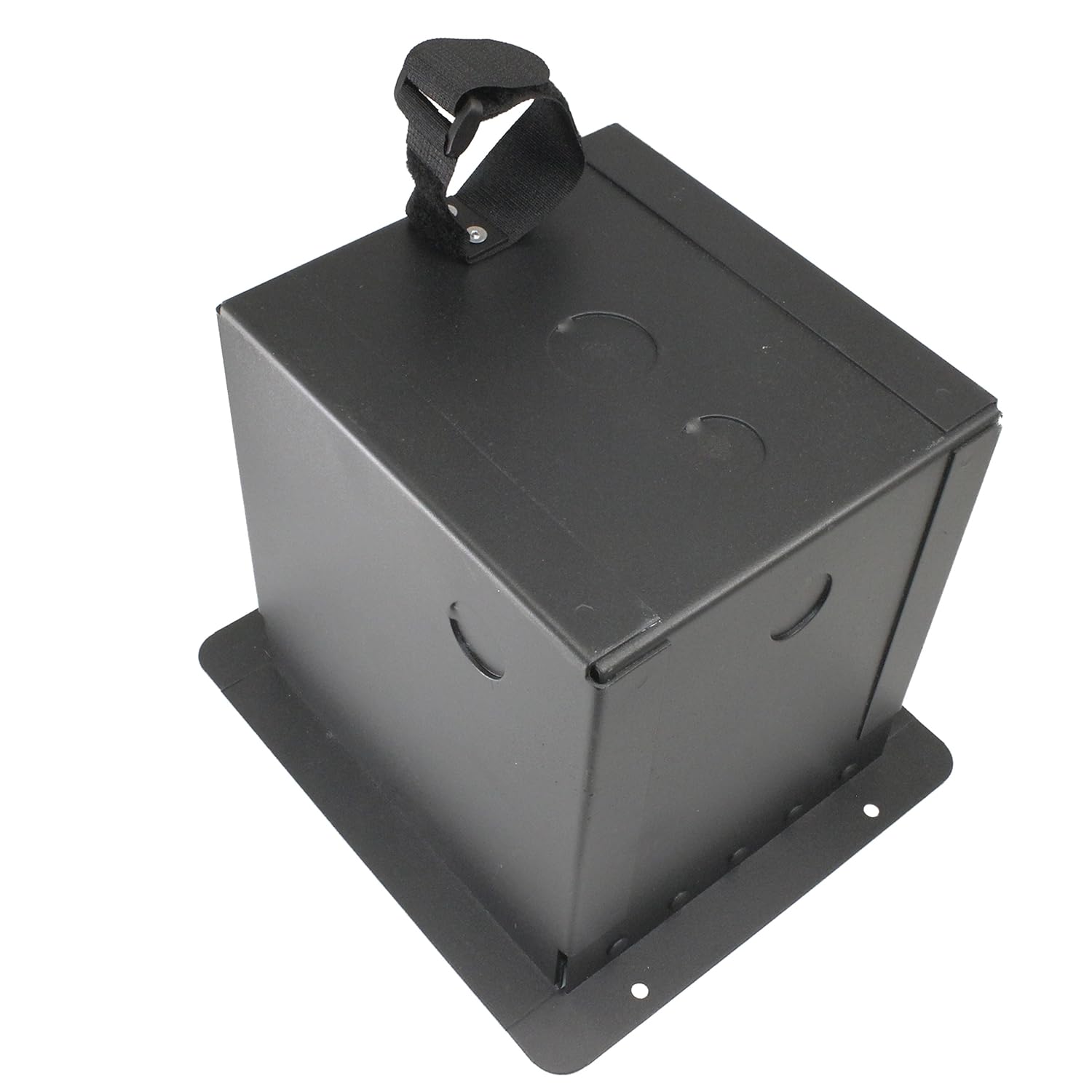 Pro Audio Recess Stage Floor Box Black (6-XLR Female + 1-XLR Male + 1 1/4