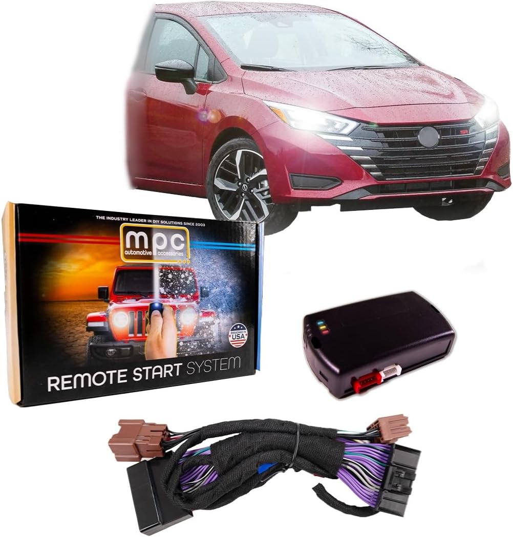 MPC Remote Start Kit Compatible with 2020-2023 Versa || Plug and Play || Press Lock 3X to Start Use OEM FOB || Push to Start Vehicles Only