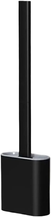 Toilet Brush Toilet Brush Resinous Handle, Thermoplastic Rubber Brush Head, for Bathroom Base Flooring Wall Mounted Deep Cleaning