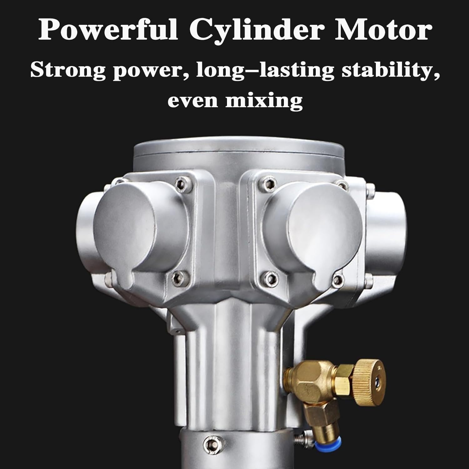 Pneumatic Paint Mixer Tank Barrel Clip Paint Stirrer, Pneumatic Agitator, Air Agitator Paint Mix Tool, Coatings Mixing Machine