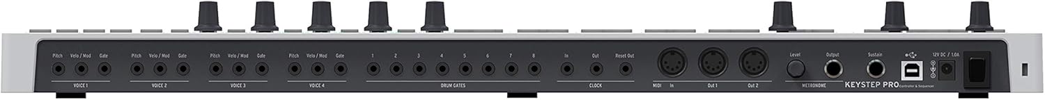 Arturia KeyStep Pro 37-Key USB/MIDI/CV Keyboard Controller and Sequencer, with Aftertouch, 4-Track Polyphonic Sequencer, and Metronome with Gravity Phone Holder Bundle