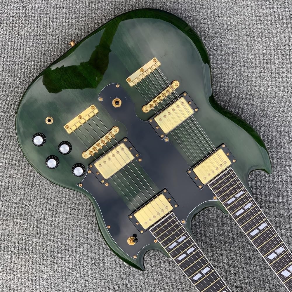 Custom 6+12 strings electric guitar double neck guitar,EDS1275, guitar