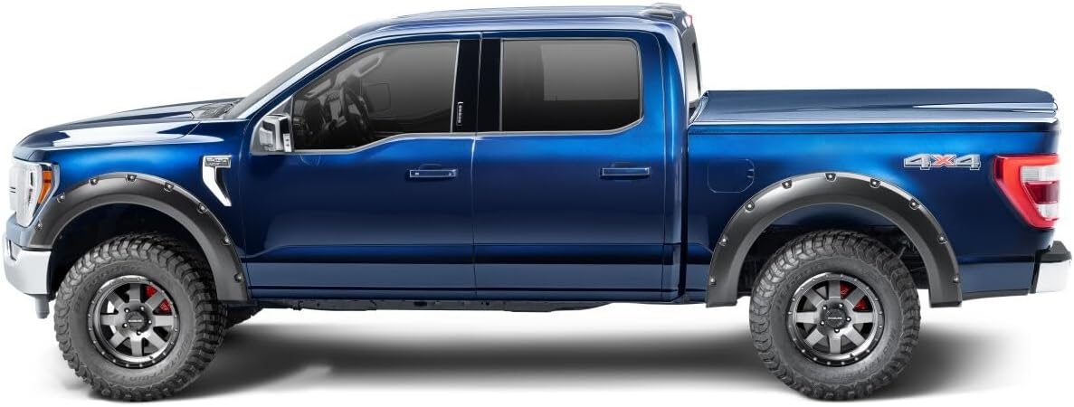 Husky Liners Fender Flares Pocket Style | Fits 2021-2026 Ford F-150 (Does NOT Fit Lightning or Raptor Models) | Front & Rear, 4-pcs. Black | 2802963