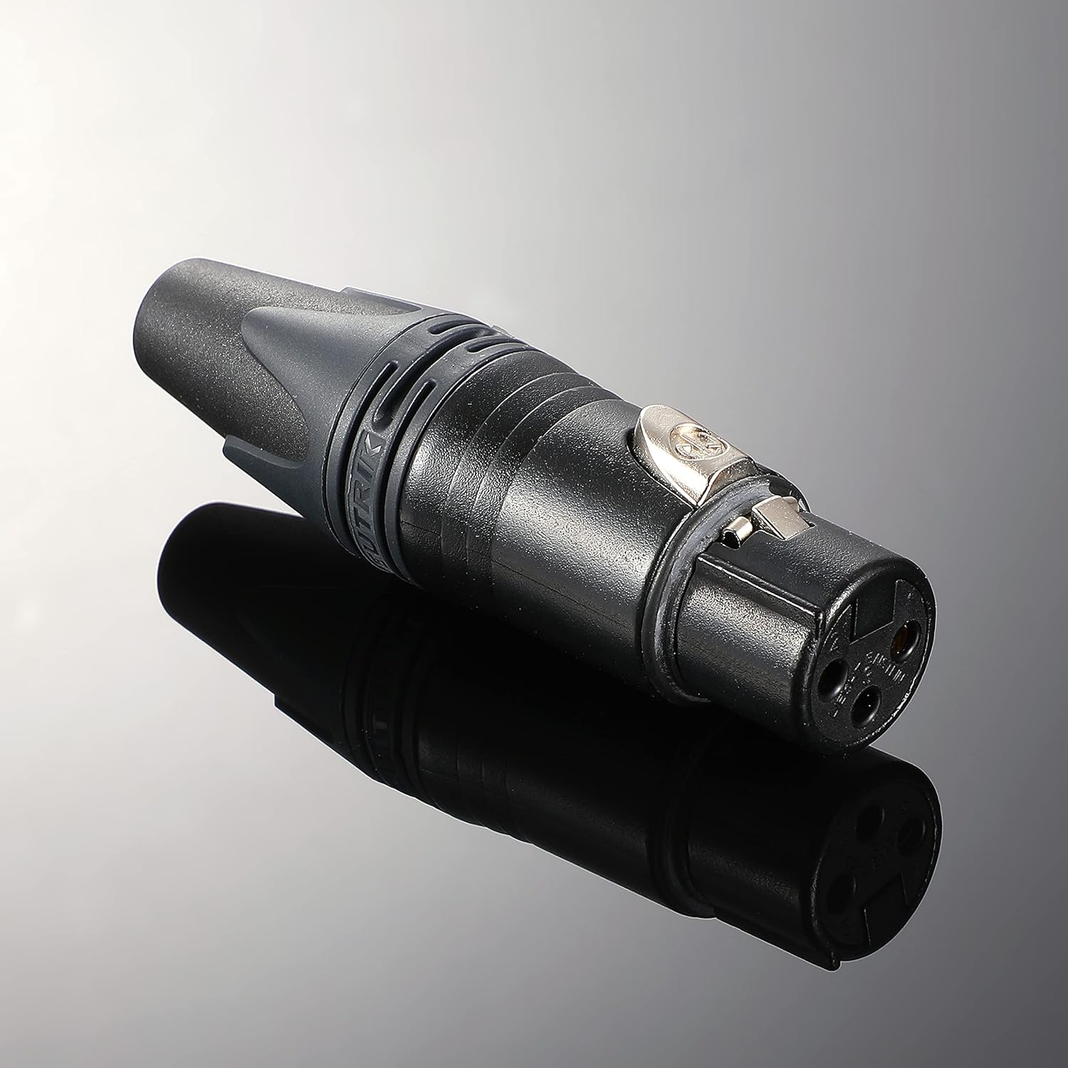 DIY Customized Line XLR Male to Female Cable XLR Balance Line Mixer Audio Cable CANARE L-4E6S Wires, NEUTRIK Gold-Plated 3 Pin XLR Plug (XLR Cable-White and Black Mix Braided Sheath, 3 Meters/Pack)