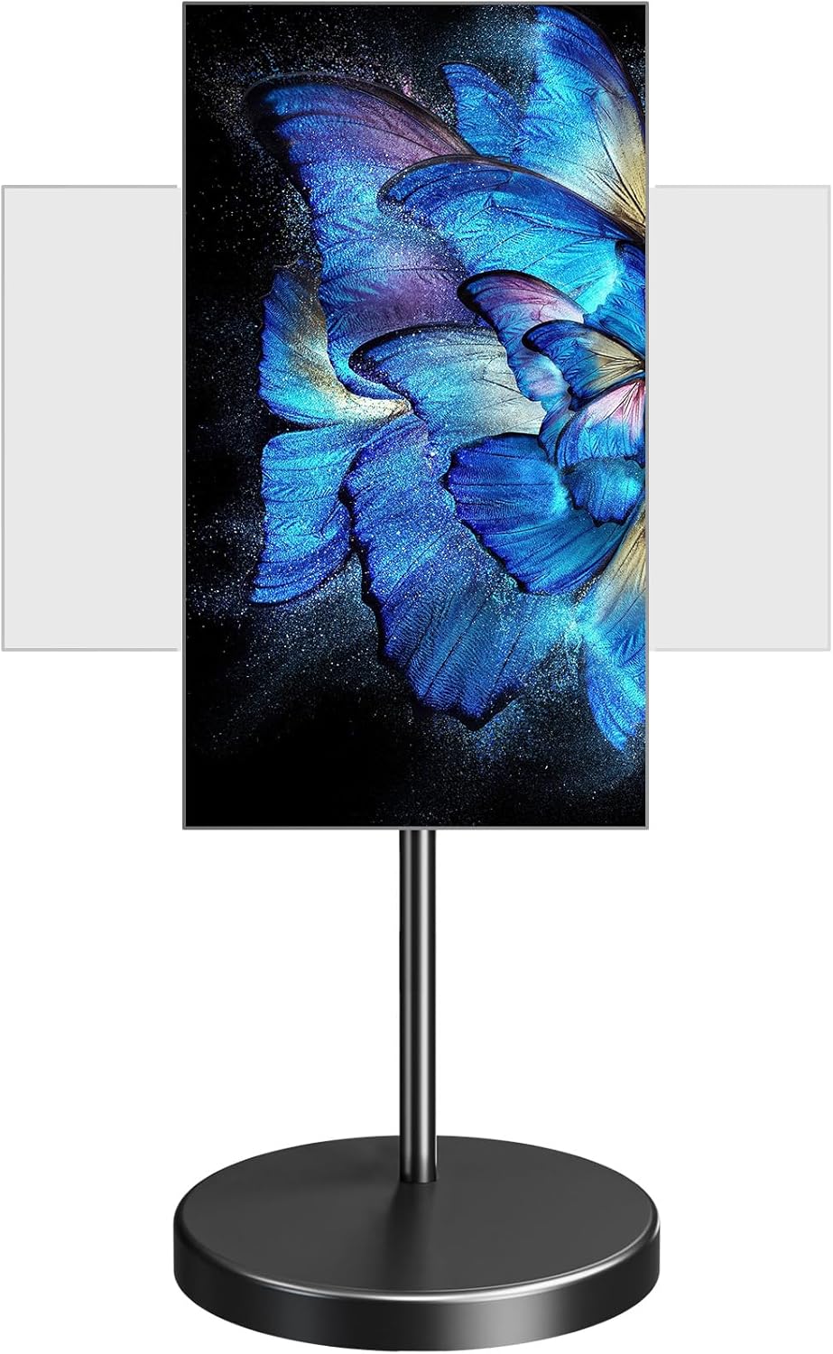 MOUNTUP Long Arm TV Wall Mount MU0075 & Rolling Mobile TV Cart Bundle MU1109-B