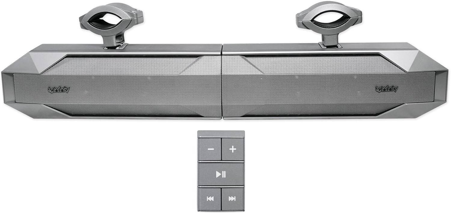 Infinity INF4100MSBSIL Amplified Soundbar for Marine and Powersport Applications