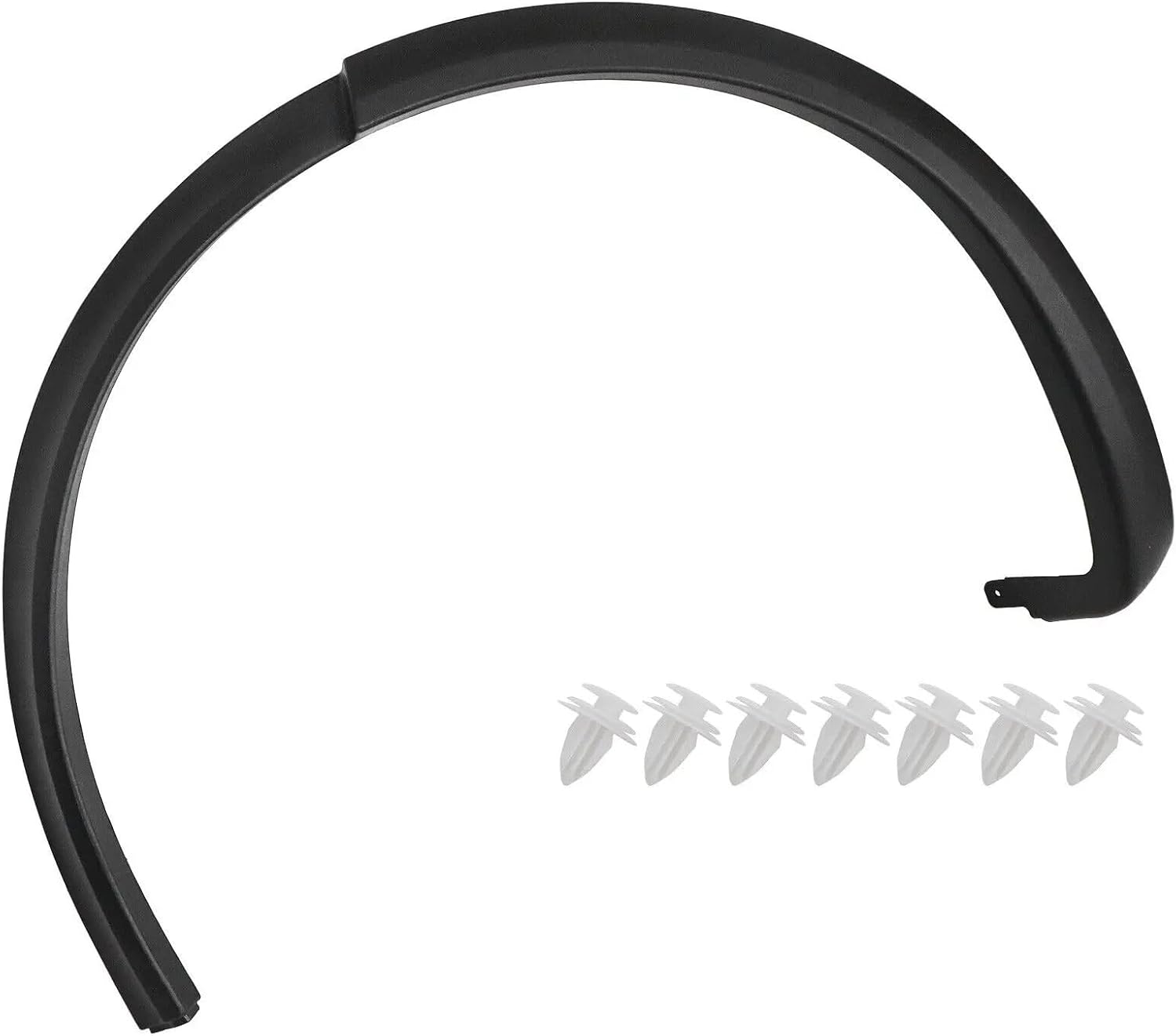 Car Rear Wheel Fender Arch Eyebrow Compatible For Tesla Model X 2016-2021 Flare Molding Trim ABS 1035290-00-E 1035291-00-E Left Right (Color : Left)